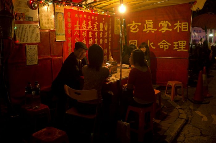 Night Market en Hong Kong