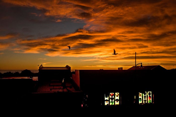 Sunrise from Adelphi Lodge - New Zealand