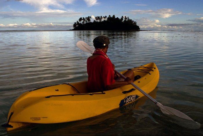 Cook Islands - Muri Lagoon Beach and Taakoka Island - RAROTONGA