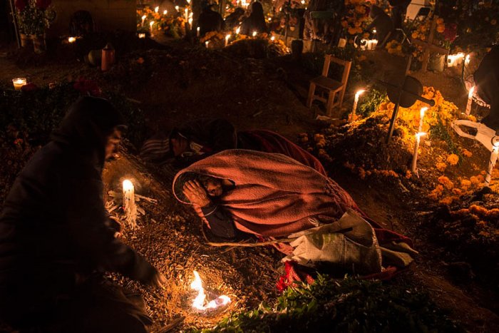 Oaxaca-México-Día de Muertos-Cementerio