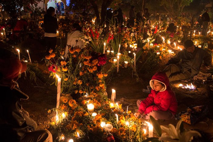 Oaxaca-México-Día de Muertos-Cementerio