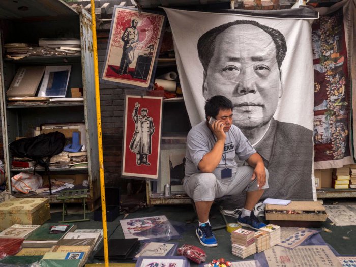 China - Pekin -  Panjiayuan Market - Mao Tse Tung