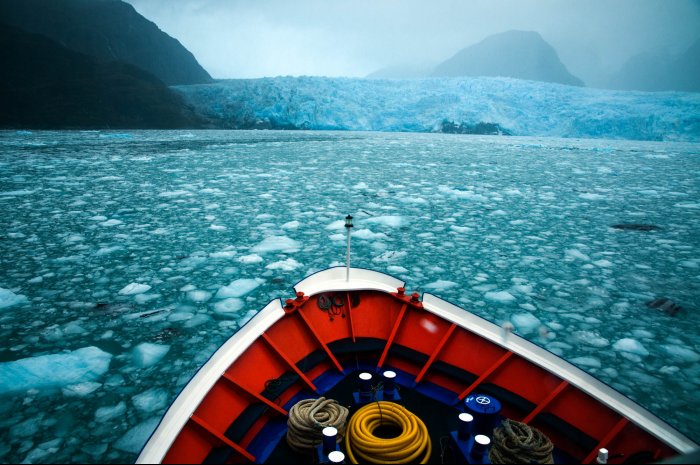 Chile - Crucero Skorpios - III - Glaciar Amalia