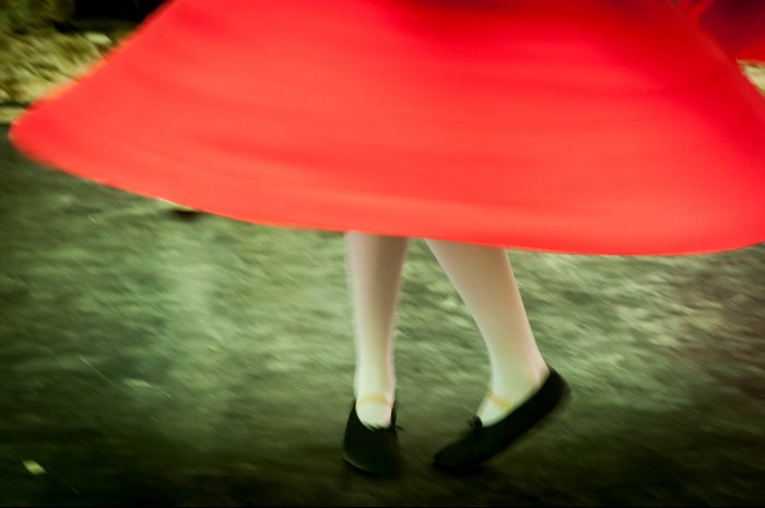 Vilavenut - Girona province - Catalonia - Spain - Young dancers in typical dress