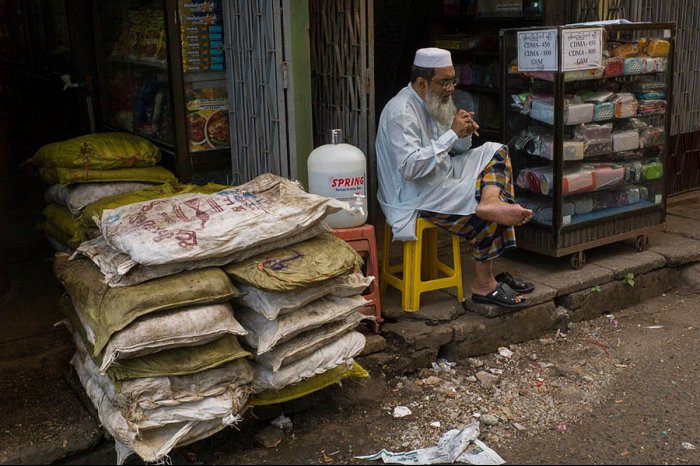 Birmania - Myanmar - Rangún - Barrio Hindú