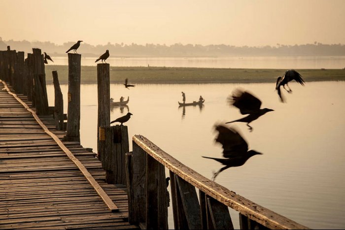 Birmania - Mandalay - Lago Taungthaman