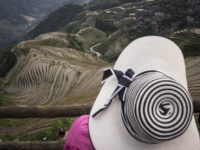 CHINA - LONGSHENG - Guangxi Province - Rice terraces