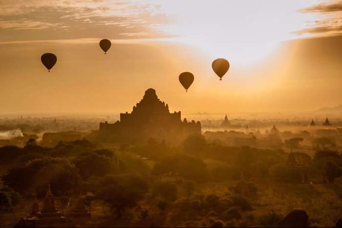 Birmania - Myanmar - Bagan - Vista desde Shwe San Daw Paya