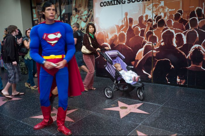 LOS ANGELES - USA - Hollywood Boulevard - Superman